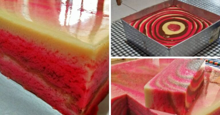 Puding Marble, Bukan Je Sedap Tapi Coraknya Pun Menggoda. Begini Cara Buatnya!