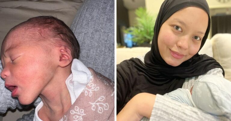 “Amboi Bukan Main Jawline. Comel Sangat”-Warganet Teruja Lihat Wajah Anak Syifa Melvin!