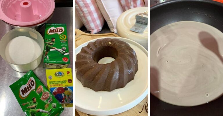 Resipi Agar-agar Pakai Milo Serbuk & Kotak, Rasa Macam Coklat Premium