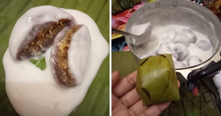 Resipi Kuih Koci Leleh Pulut Hitam, Rasa Lemak-lemak Masin Santan Tu Yang Buat Sedap