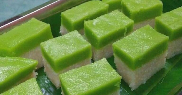 Resipi Kuih Seri Muka Ikut Sukatan Cawan, Elok Cantik ‘Kejadian’