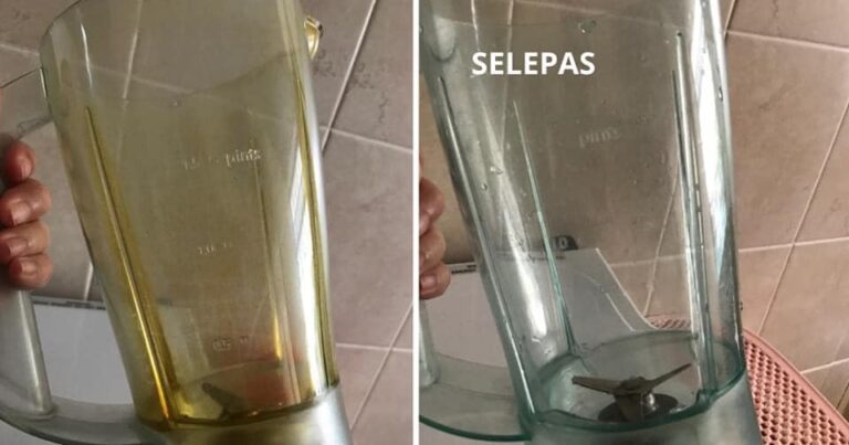 Cara Hilangkan Kesan Kuning & Bau Cili Pada Blender. Hanya Guna Bahan Di Dapur Je!