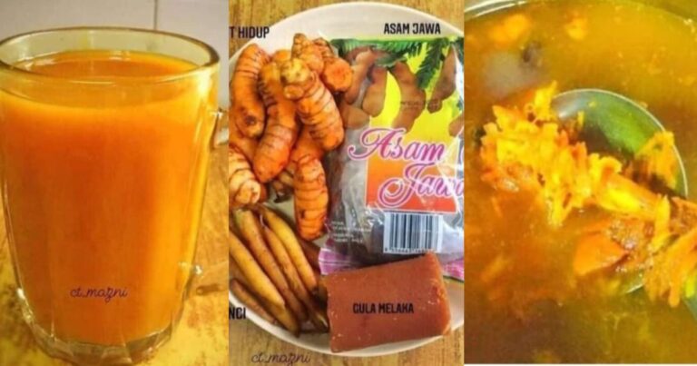 Badan Lesu, Lemau & Kerap Mengantuk, Mak-Mak Cuba Buatkan Resipi Air Asam Kunyit!