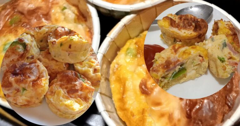 Tomato Egg Muffin Masak Guna Air Fryer, Nah Resipi Cara Nak Buat