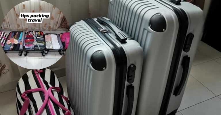 Tip Packing Bercuti Untuk Anak Ramai, Bawa 3 Beg Besar Dah Cukup
