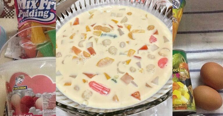 Resipi Mixed Fruit Cocktail, Rasa Manis-manis Berlemak, Sesuai Hidang Untuk Tetamu