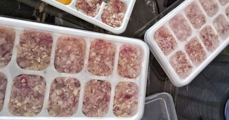 Buat Stok Bawang Dan Halia Kisar Beku Macam Ini, Tahan Lama!
