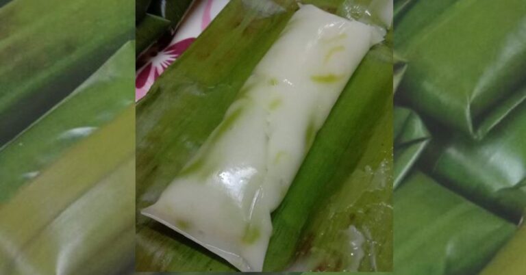 Resipi Lepat Cendol, Tak Perlu Kukus, Senang Sangat Nak Buat