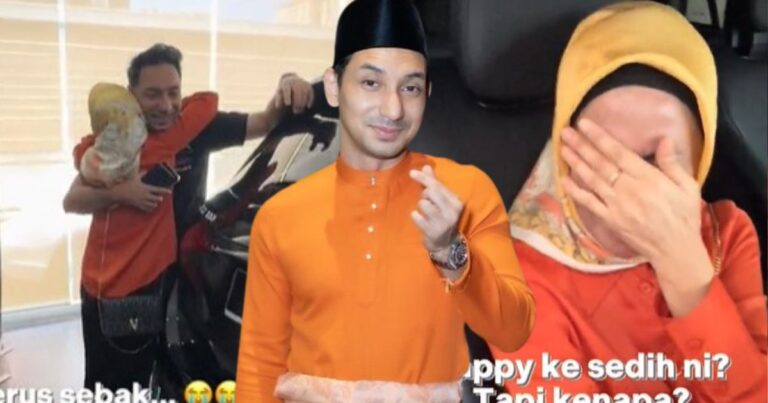 Hadiahkan Ibu Kereta Mercedes Idaman, Ibu Zizan Razak Menangis Terharu!