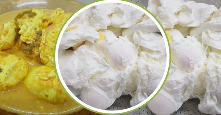 Masak Lemak Telur, Ini Petua Supaya Telur Cantik, Elok, Tak Pecah