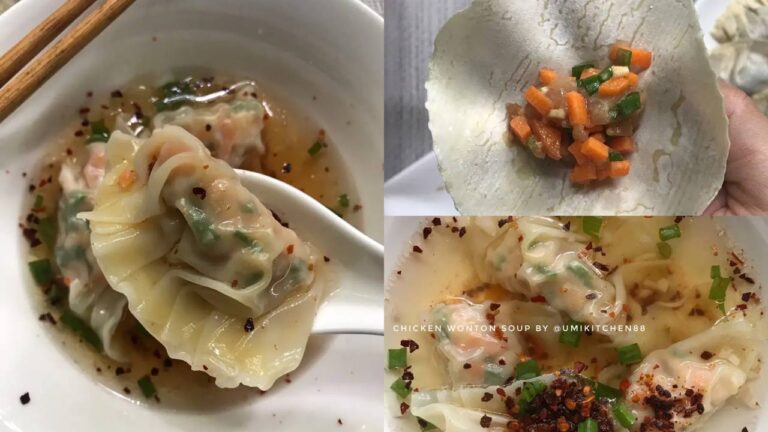 Resepi Sup Wonton Ayam Ala China, Sedap Makan Panas-Panas