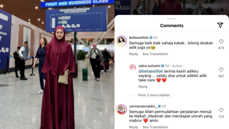 Jejak Tanah Suci Buat Kali Pertama, Adira Minta Doa Orang Ramai