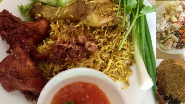 Nasi Beriani Popular Di Golok, Jom Cuba Buat Nasi Khomok Wangi