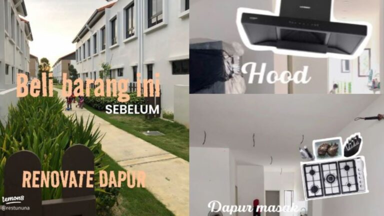 Nak Renovate Dapur Idaman, Pastikan Beli 5 Barang Ini Dahulu