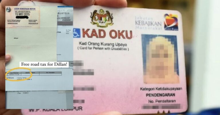 Road Tax Percuma! Mak Ayah Ada Anak OKU Layak Mohon, Rugi Tak Buat!