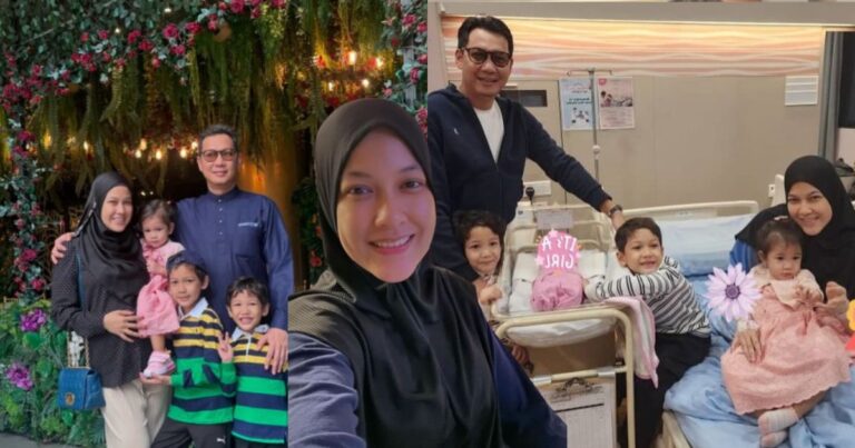 “Doakan Pantang Saya Dipermudahkan” Raja Farah Selamat Bersalin Anak Keempat!