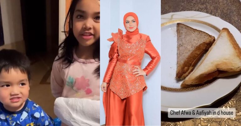 Aafiyah & Afwa Jadi ‘Personal Chef’ Tokti, Buatkan Roti Bakar Untuk Ibu