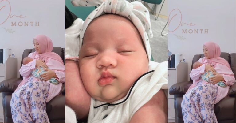 Shila Amzah ‘Tayang’ Wajah Rhea Akira, Banyak Iras Ubai Tapi Dagu Tetap ‘Milik’ Mamanya