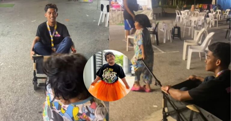 Anak Achey Selamba Tarik Wagon Trolley Ada Orang, Lepas Tu Dia Tinggal. Lucu!