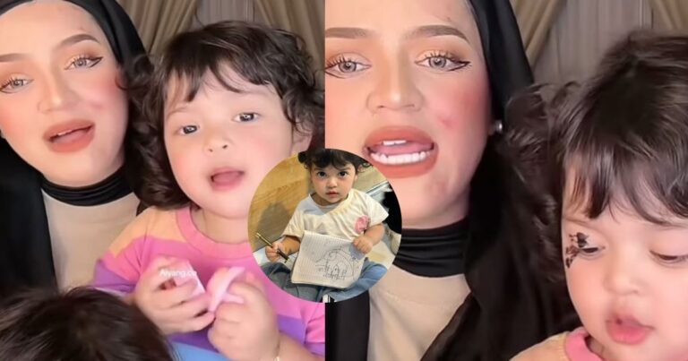 Wara Pakai Maskara Masa LIVE, Terperanjat MuaBellaz Tengok Muka Anak Comot!