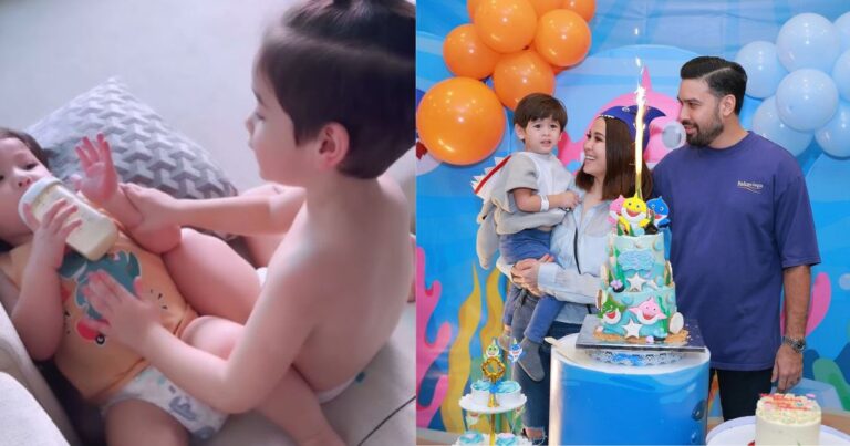 Baca Zikir Sambil Tepuk Adik, Pandai Betul Anak Sulung Emma Maembong Tidurkan Adik!