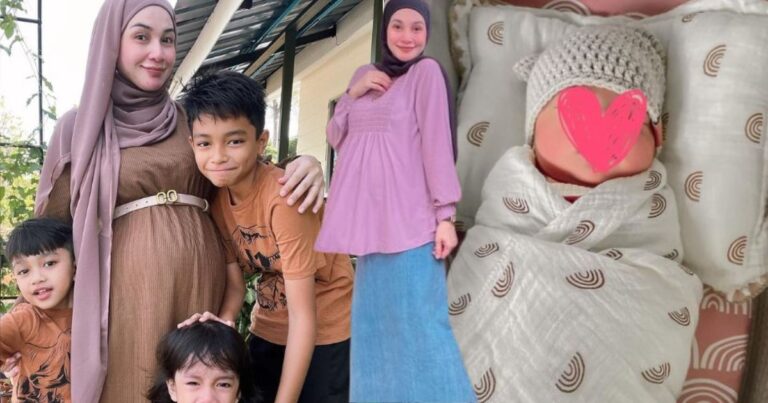 Pilih Nama Andika Yusuf, Izreen Azminda Selamat Bersalin Bayi Lelaki!