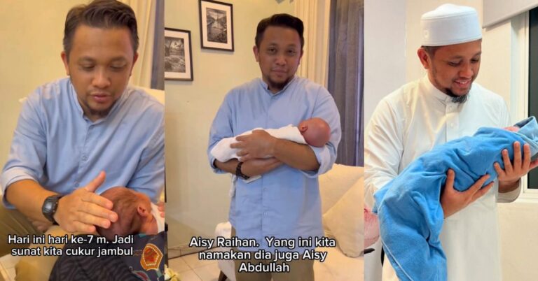 Imam Muda Asyraf Pilih Nama Aisy Abdullah Untuk Anak Ke Empat, “Semoga ‘Hamba Allah’ Ini Menjadi Penawar Duka”