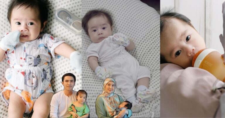 Intan Ladyana Kongsi Wajah Umayr, Anak Keduanya Sudah 3 Bulan, “Rupa Siapa Ye”