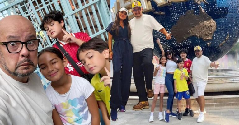 Harith Iskander & Dr Jezamine Tetap Berbaik Meskipun Sudah Berpisah, Masih Bercuti Bersama Demi Anak-anak