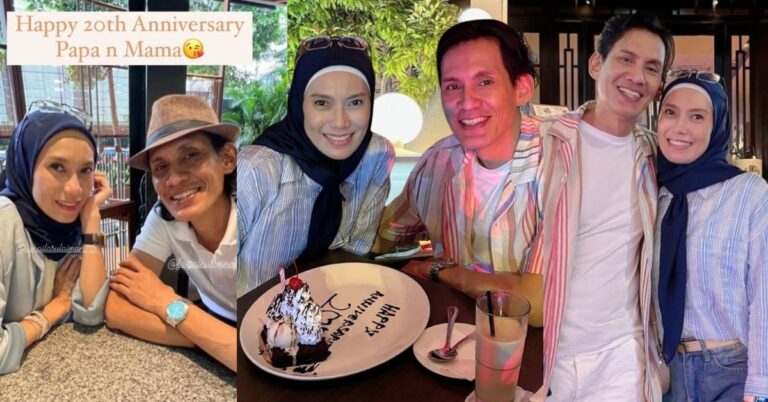 Suhaila & Faizal Hussein Sambut Ulang Tahun Perkahwinan Ke 20 Tahun, Sweet Sangat Pasangan Romantik Ni