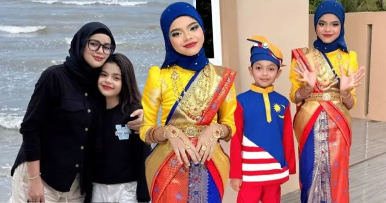 “Sampai Last Minute, Kain Singkat” Ramai Puji Outfit Merdeka Anak MUA Bellaz!