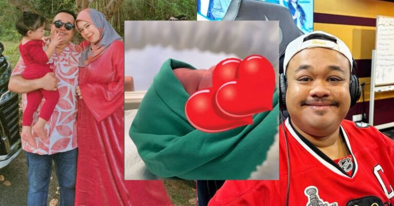 Zalif Sidek Timang Bayi Lelaki, Isteri Selamat Bersalin Anak Kedua, Lengkap Dah Sepasang