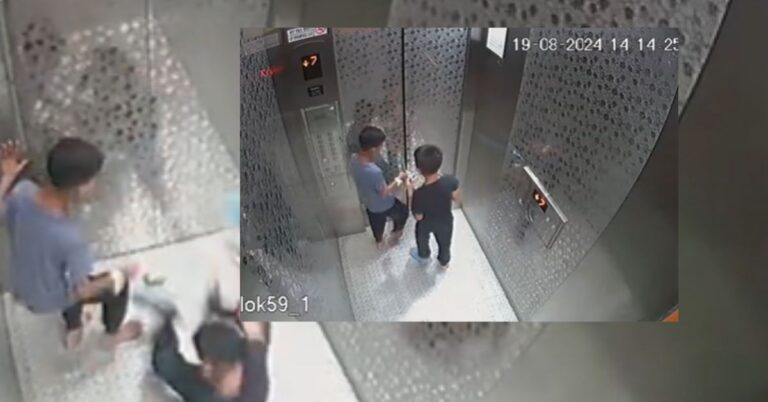 Dua Kanak-kanak Terperangkap Dalam Lif, Rakaman CCTV Papar Selipar Diletak Di Tengah Pintu