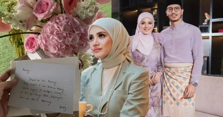 Fazura Terima Sejambak Bunga Dari Suami Sempena Hari Lahir, “Thanks Daddy Fatima”