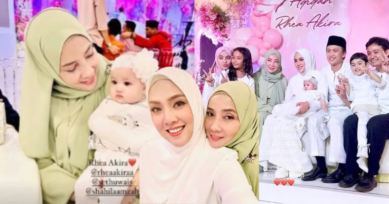 Ibu Kongsi Foto Majlis Akikah, Hubungan Shila Amzah & Keluarga Kembali Jernih!
