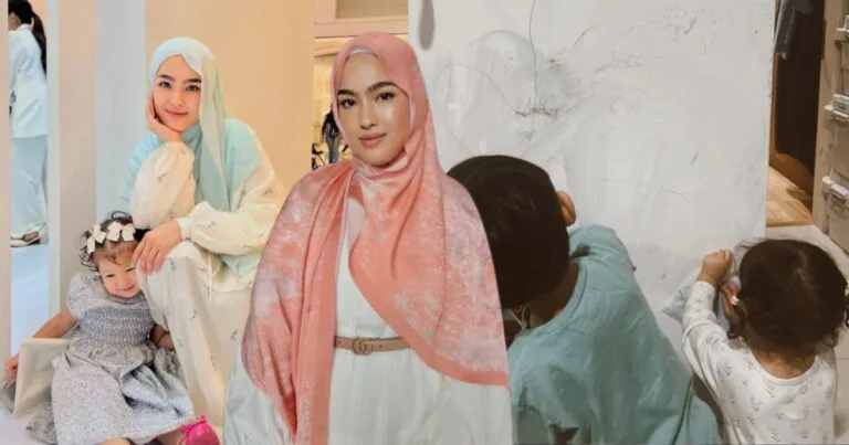 Dua Anak Conteng Dinding, Ramai Puji Elfira Loy Tak Cepat Melatah.” Anak Cerminan Kita”