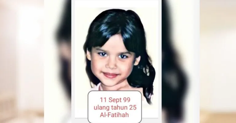 Arwah Nurin Jazlin Dah 25 Tahun Rupanya, Ucapan Hari Lahir Bapa Buat Warga Maya Sebak