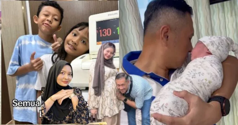 “Ameena Sofea, Yang Bersih & Jujur” Syafiqa Melvin Dedah Kongsi Wajah & Nama Anak Ketiga!
