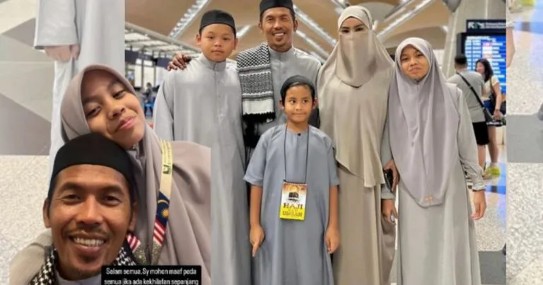 “Maaf Andai Ada Salah Silap Dari Kami” Shuib Bawa Anak-Anak & Isteri Tunai Umrah!
