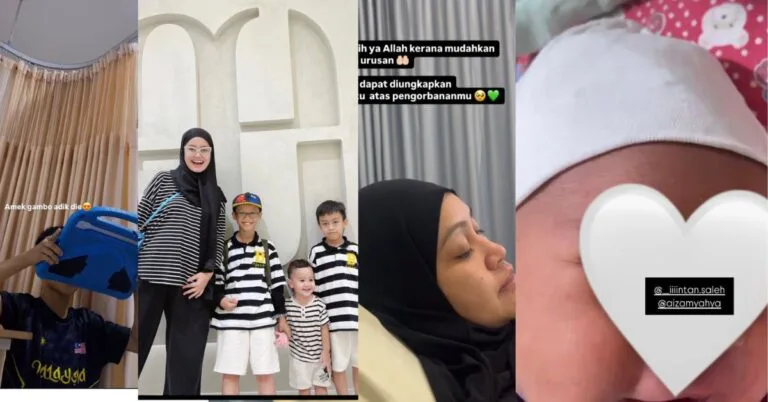 Intan Salleh Timang Anak Ke Empat, “Alhamdulillah…Cepat Sangat Kali Ni”