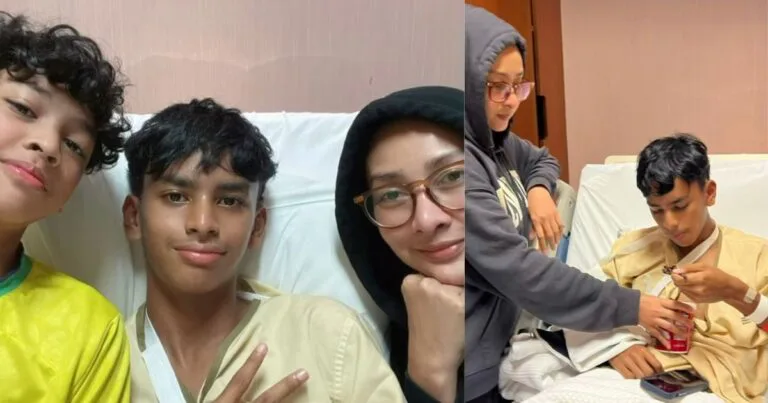 Anak Sulung Patah Tangan, Rita Rudani Dedah Sebab Bayar Sendiri Kos Rawatan