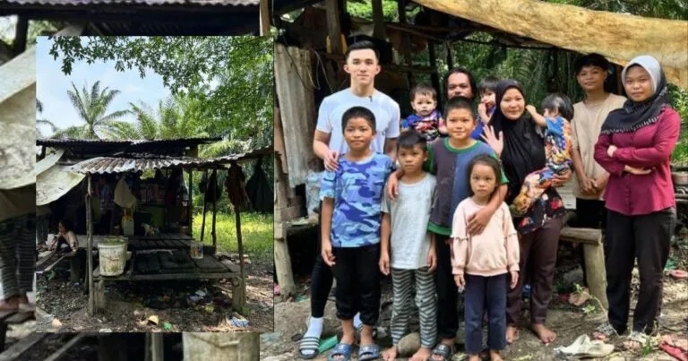 Tiada Elektrik & Air, Suami Isteri Dengan Sembilan Anak Hidup Daif Di Pondok Usang!
