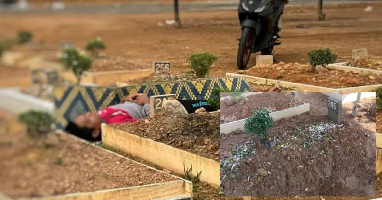 Tular Gambar Lelaki Tidur Di Atas Kubur Ibunya,”Ya Itu Memang Saya”