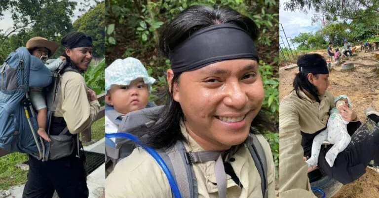 Lelaki Bawa Anak Jadi Peneman Daki Bukit, “Hana Langsung Tak Meragam, Menangis…”