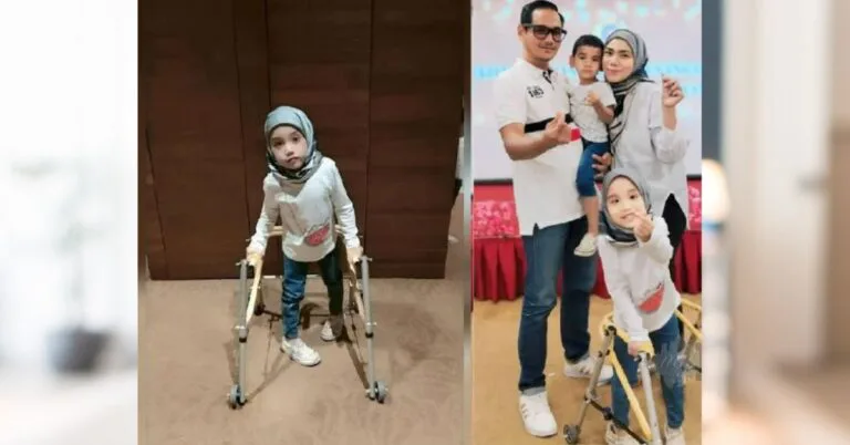 Kanak-kanak Perempuan Hidap Cerebral Palsy ‘Idam’ Nak Berjalan, “Mama, Bila Kakak Boleh Berjalan?”
