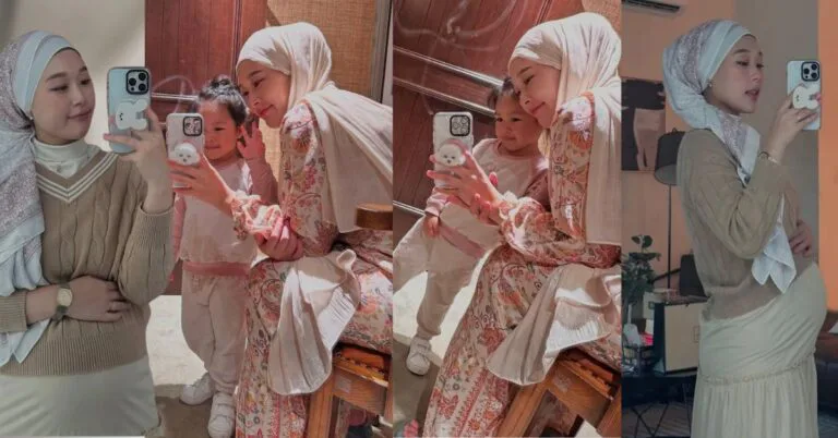 Maryam Durian Kimchi Sebak Tak Dapat Dukung Rina, “Omma Boleh Dukung Rina Ke? Baby Tak Sakit Ke?”