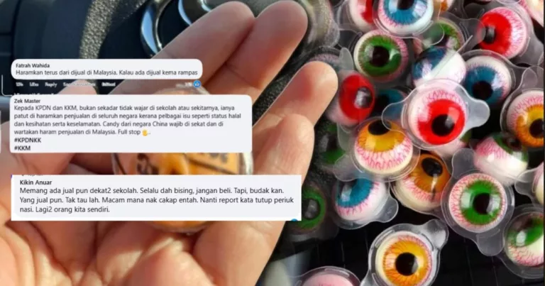 Mak Ayah Minta Haramkan Penjualan Jajan Merapu, Bimbang Gummy Eyeballs Jual Disekolah!
