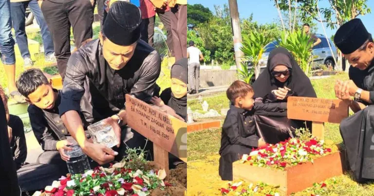 Suasana Hiba, Jenazah Anak Zaquan Adha, Ayu Raudhah Selamat Dikebumikan!