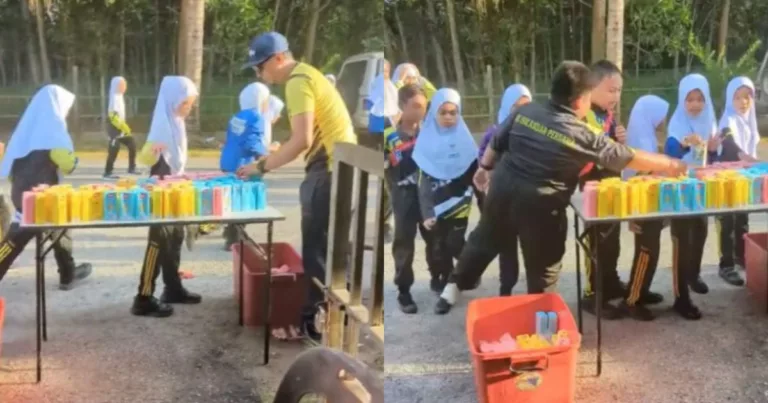 Murah Rezeki Tuan Rumah, Tiga Tahun Berturut Bagi Air Untuk Murid Merentas Desa!