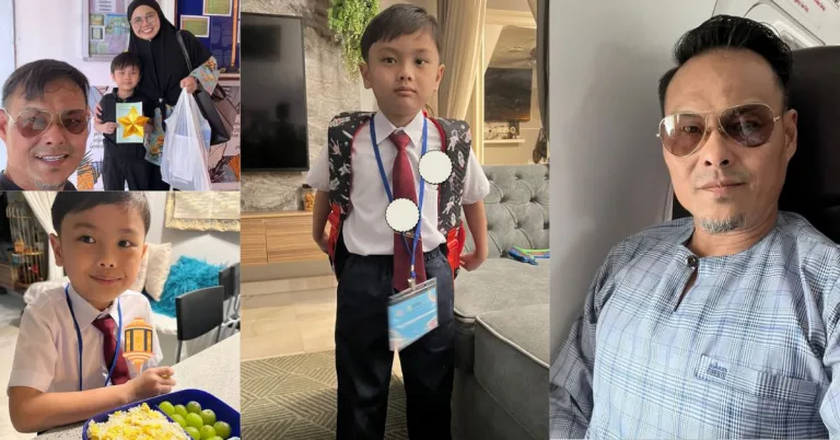 Adam Fateh, Anak Adam Corrie Sudah Mula Sekolah, “Hero Abah Sudah Masuk Darjah 1”